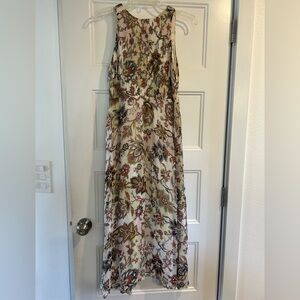 Floral Sleeveless Maxi Dress